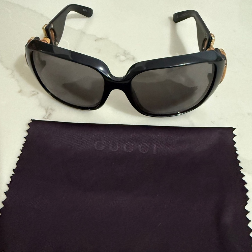 Gucci Bamboo Horsebit Sunglasses